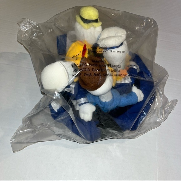 65TH Anniversary Disney Donald‎ Duck Bean Bag Plush - Picture 4 of 14